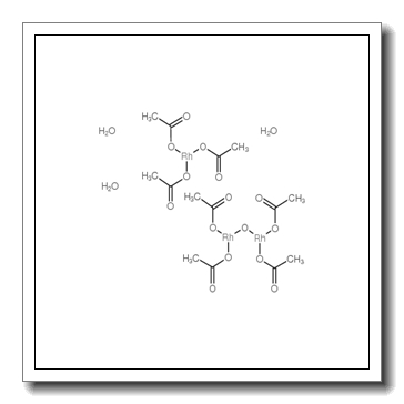 己(乙酸根)-mu-氧三(水)三铑(III)乙酸盐