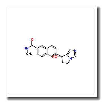6-(7-hydroxy-5,6-dihydropyrrolo[1,2-c]imidazol-7-yl)-N-methylnaphthalene-2-carboxamide CAS 426219-18-3