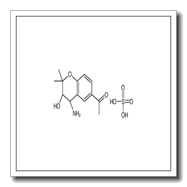 1-[(3S,4S)-4-Amino-3-hydroxy-2,2-dimethyl-3,4-dihydro-2H-chromen- 6-yl]ethanone sulfate (1:1) CAS 432049-96-2