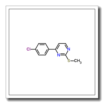 4-(4-氯苯基)-2-甲硫基嘧啶