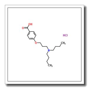 4-[3-(二丁基氨基)丙氧基]苯甲酸盐酸盐