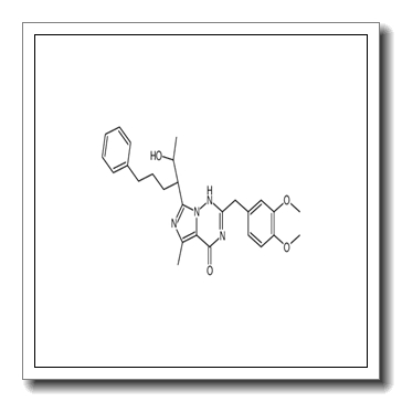 2-[(3,4-dimethoxyphenyl)methyl]-7-[(2S,3S)-2-hydroxy-6-phenylhexan-3-yl]-5-methyl-1H-imidazo[5,1-f][1,2,4]triazin-4-one CAS 439083-91-7
