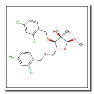 Methyl 3,5-di-O-(2,4-dichlorobenzyl)-2-C-methyl-α-D-ribofuranoside