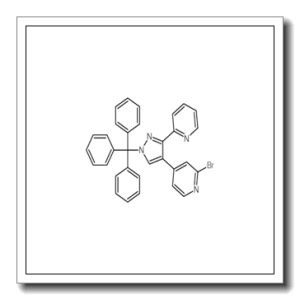 2-溴-4-(3-(吡啶-2-基)-1-三苯甲游基-1H-吡唑-4-基)吡啶