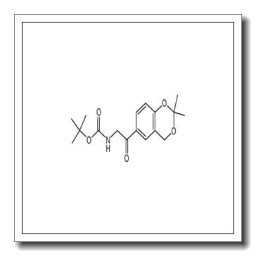 tert-butyl 2-(2,2-dimethyl-4H-1,3-benzodioxin-6-yl)-2-oxoethylcarbamate CAS 452339-71-8