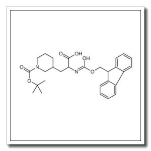 2-(Fmoc-氨基)-3-(1-boc-3-哌啶)丙酸