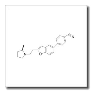 (R)-4-(2-(2-(2-甲基吡咯烷-1-基)乙基)苯并呋喃-5-基)苯甲腈