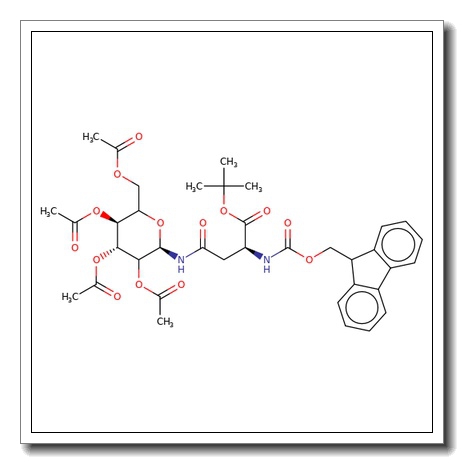 2,3,4,6-Tetra-O-acetyl-b-D-galactopyranosyl-(N2-Fmoc)-L-Asparagine tert-butyl ester CAS 467465-72-1