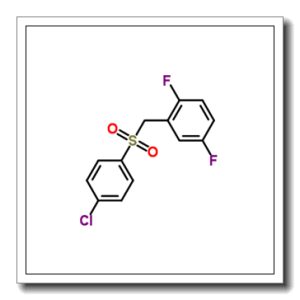 2-((4-氯苯基磺酰基)甲基)-1,4-二氟苯