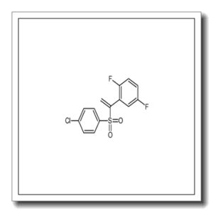 2-{1-[(4-Chlorophenyl)sulfonyl]vinyl}-1,4-difluorobenzene