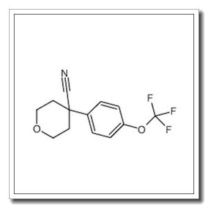 4-[4-(trifluoromethoxy)phenyl]oxane-4-carbonitrile