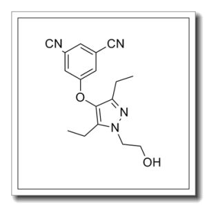 3-氰基-5-[[3,5-二乙基-1-(2-羟基乙基)-1H-吡唑-4-基]氧基]苯腈