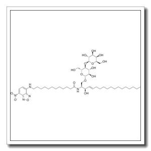N-[(2S,3R,4E)-1-{[4-O-(β-D-Galactopyranosyl)-β-D-glucopyranosyl]oxy}-3-hydroxy-4-octadecen-2-yl]-12-[(7-nitro-2,1,3-benzoxadiazol-4-yl)amino]dodecanamide
