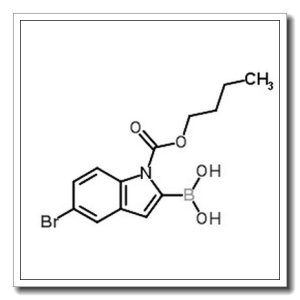 5-溴-N-(叔丁氧羰基)吲哚2-硼酸