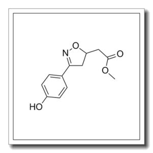 4,5-二氢-3-(4-羟基苯基)-5-异恶唑乙酸甲酯