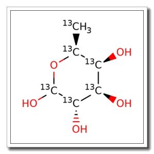 2-Deoxy-2-fluoro-L-[UL-13C]fucose