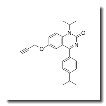 1-propan-2-yl-4-(4-propan-2-ylphenyl)-6-prop-2-ynoxyquinazolin-2-one CAS 478963-79-0