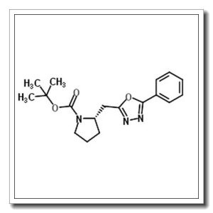 2-Methyl-2-propanyl (2S)-2-[(5-phenyl-1,3,4-oxadiazol-2-yl)methyl]-1-pyrrolidinecarboxylate