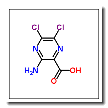 3-Amino-5,6-dichloropyrazine-2-carboxylic acid CAS 4853-52-5