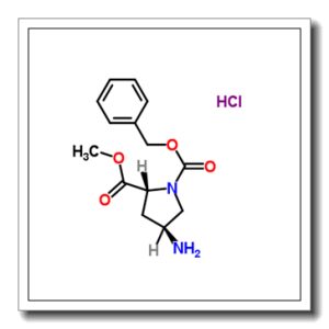 (2R,4S)-N1-Cbz-4-氨基吡咯烷-2-羧酸甲酯盐酸盐