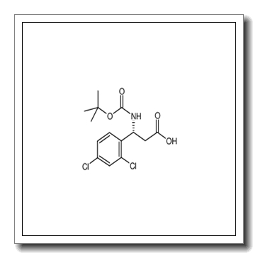 (3R)-3-(2,4-dichlorophenyl)-3-[(2-methylpropan-2-yl)oxycarbonylamino]propanoic acid CAS 500788-90-9