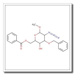Methyl 2-azido-2-deoxy-3-O-benzyl-6-O-benzoyl-a-D-glucopyranoside