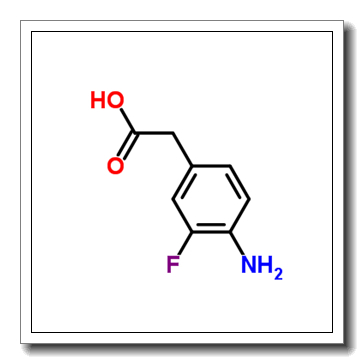 2-(4-amino-3-fluorophenyl)acetic acid CAS 503315-77-3