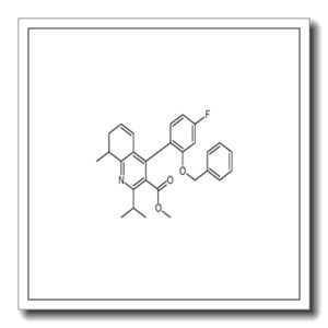 Methyl 4-[2-(benzyloxy)-4-fluorophenyl]-2,6-diisopropyl-5-[(1E)-1 -propen-1-yl]nicotinate
