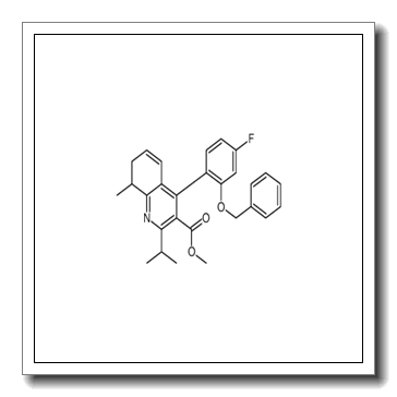 Methyl 4-[2-(benzyloxy)-4-fluorophenyl]-2,6-diisopropyl-5-[(1E)-1 -propen-1-yl]nicotinate CAS 503559-76-0