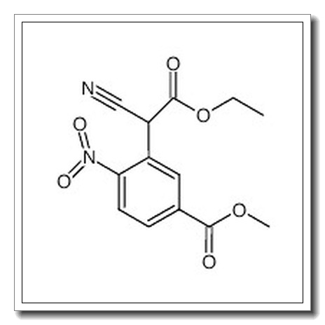 ethyl α-cyano-5-methoxycarbonyl-2-nitrophenylacetate