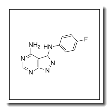 3-N-(4-fluorophenyl)-2H-pyrazolo[3,4-d]pyrimidine-3,4-diamine CAS 522629-08-9