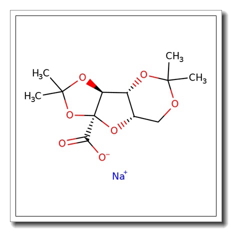 2,3:4,6-Di-O-isopropylidene-2-keto-L-gulonic acid sodium salt CAS 52508-35-7