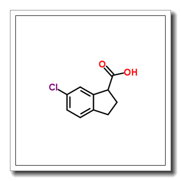 6-Chloro-2,3-dihydro-1H-indene-1-carboxylic acid CAS 52651-15-7