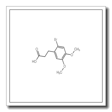Benzenepropanoic acid, 2-bromo-4,5-dimethoxy- (9CI) CAS 52679-49-9