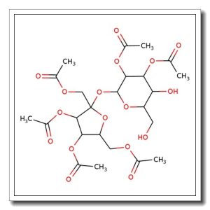 2,3,1′,3′,4′,6′-Hexa-O-acetyl-sucrose