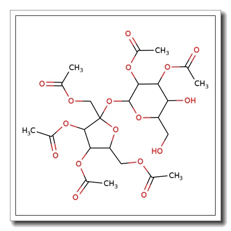 2,3,1′,3′,4′,6′-Hexa-O-acetyl-sucrose