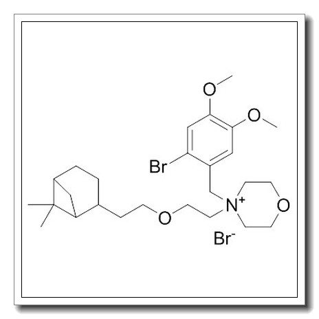 4-[(2-bromo-4,5-dimethoxyphenyl)methyl]-4-[2-[2-(6,6-dimethyl-4-bicyclo[3.1.1]heptanyl)ethoxy]ethyl]morpholin-4-ium,bromide CAS 53251-94-8 