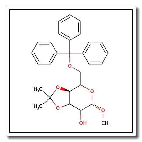 Methyl 3,4-O-isopropylidene-6-O-trityl-a-D-galactopyranoside