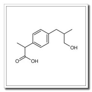 2-[4-(3-hydroxy-2-methylpropyl)phenyl]propanoic acid