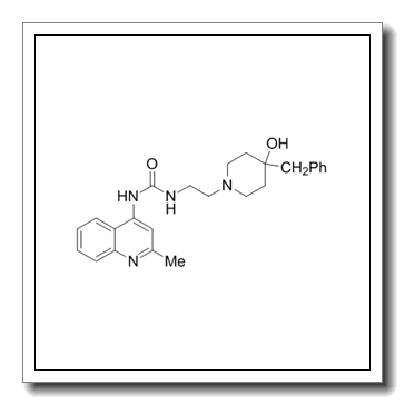 1-[2-(4-benzyl-4-hydroxypiperidin-1-yl)ethyl]-3-(2-methylquinolin-4-yl)urea CAS 540769-28-6