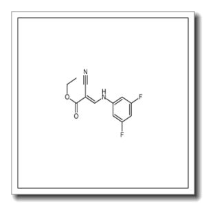 Ethyl (2E)-2-cyano-3-[(3,5-difluorophenyl)amino]acrylate