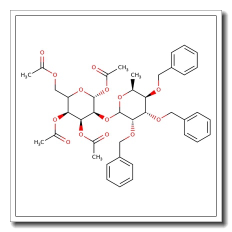 1,3,4,6-Tetra-O-acetyl-2-(2,3,4-tri-O-benzyl-a-L-fucopyranosyl)-a-D-galactopyranose CAS 56889-55-5