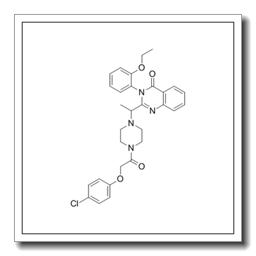2-[1-[4-[2-(4-chlorophenoxy)acetyl]piperazin-1-yl]ethyl]-3-(2-ethoxyphenyl)quinazolin-4-one CAS 571203-78-6