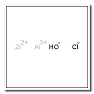 aluminum zirconium(+2) cation chloride hydroxide