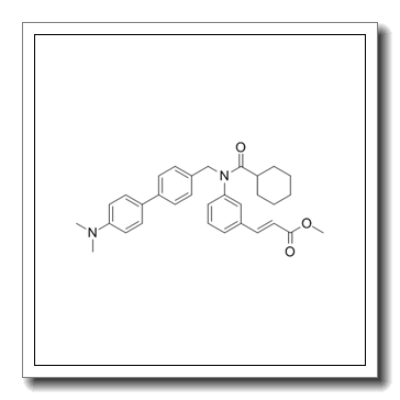 Fexaramine,3-[3-[(Cyclohexylcarbonyl)-[[4'-(dimethylamino)-[1,1'-biphenyl]-4-yl]methyl]amino]phenyl]-2-propenoicacidmethylester CAS 574013-66-4