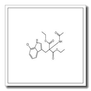 ethyl 7-chloroindole-3-(3-acetamido-3-carboethoxy)butanoate