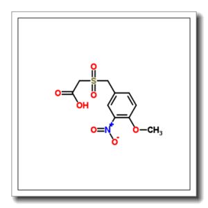 3-硝基-4-甲氧基苄基磺酰基乙酸