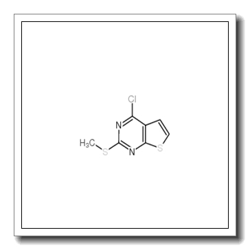 4-chloro-2-methylsulfanylthieno[2,3-d]pyrimidine CAS 598298-10-3