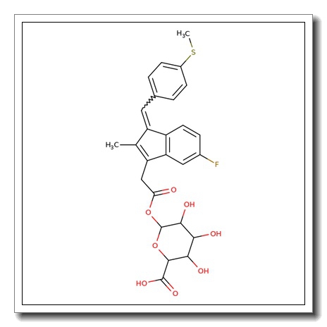 Sulindac sulfide-acyl-b-D-glucuronide