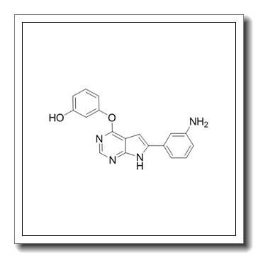3-[[6-(3-aminophenyl)-7H-pyrrolo[2,3-d]pyrimidin-4-yl]oxy]phenol CAS 601514-19-6